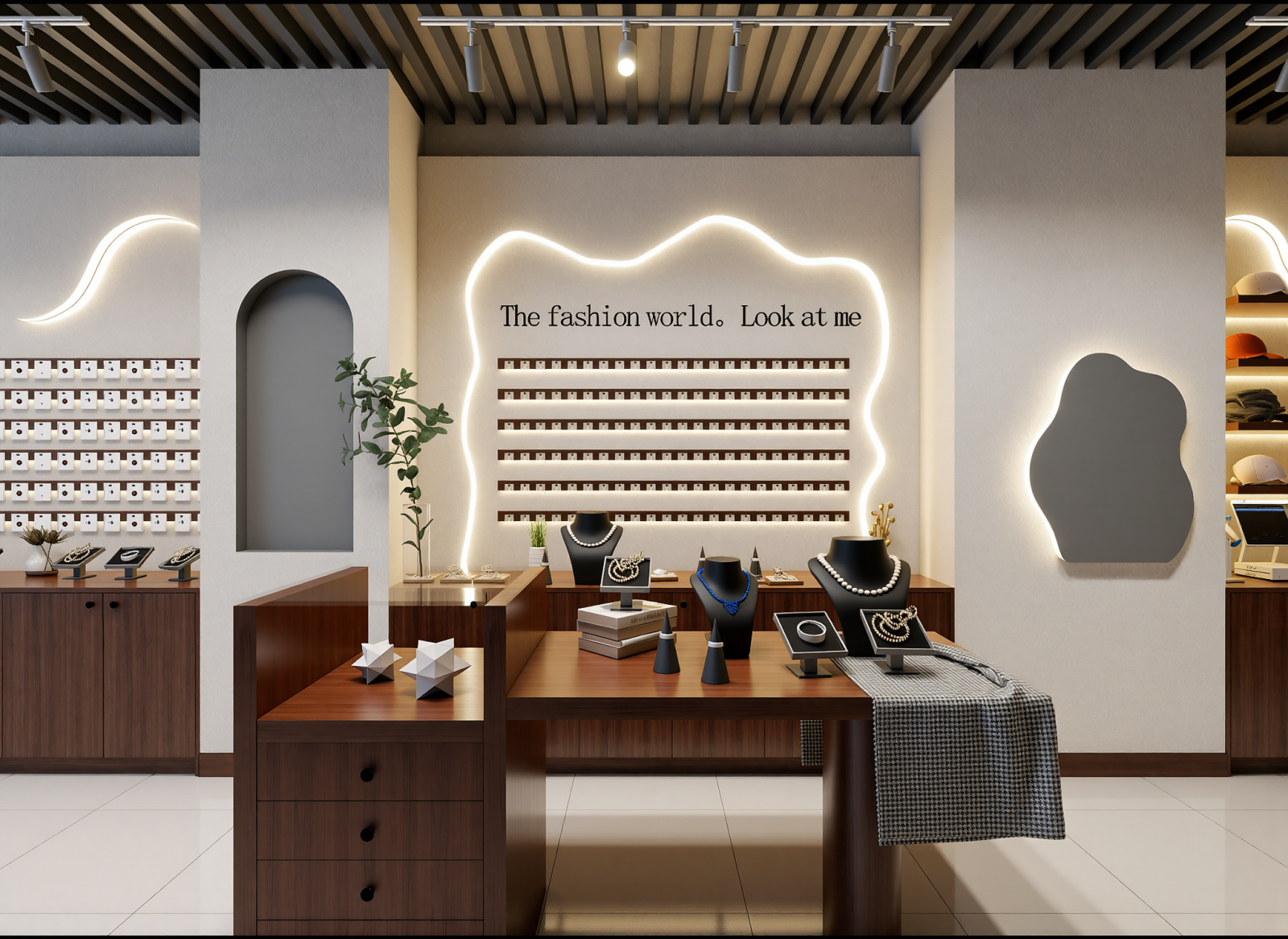 现代服装展厅3D模型下载【ID:1215113582】