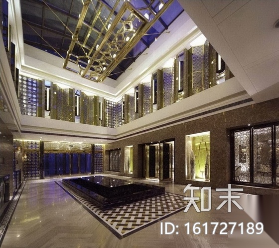 [上海]市级行政区高档简欧风格售楼处CAD装修施工图cad施工图下载【ID:161727189】