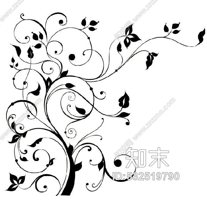 凹凸黑白-黑白古典贴图下载【ID:532519790】