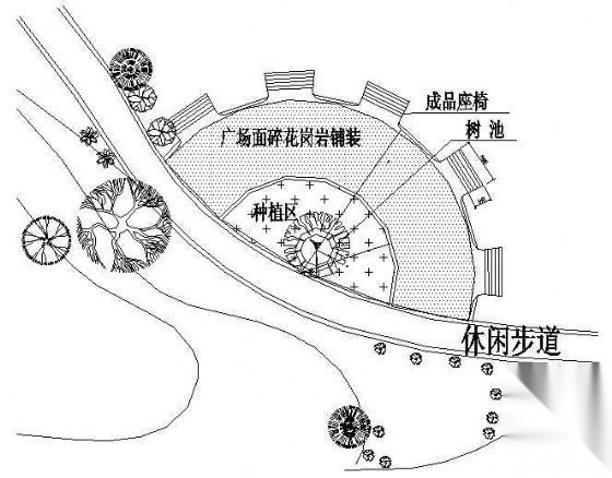 某住宅小区景观绿化施工图cad施工图下载【ID:161095161】