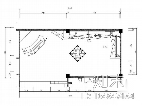 [厦门]现代高档KTV大厅室内施工图（含效果）cad施工图下载【ID:164847134】