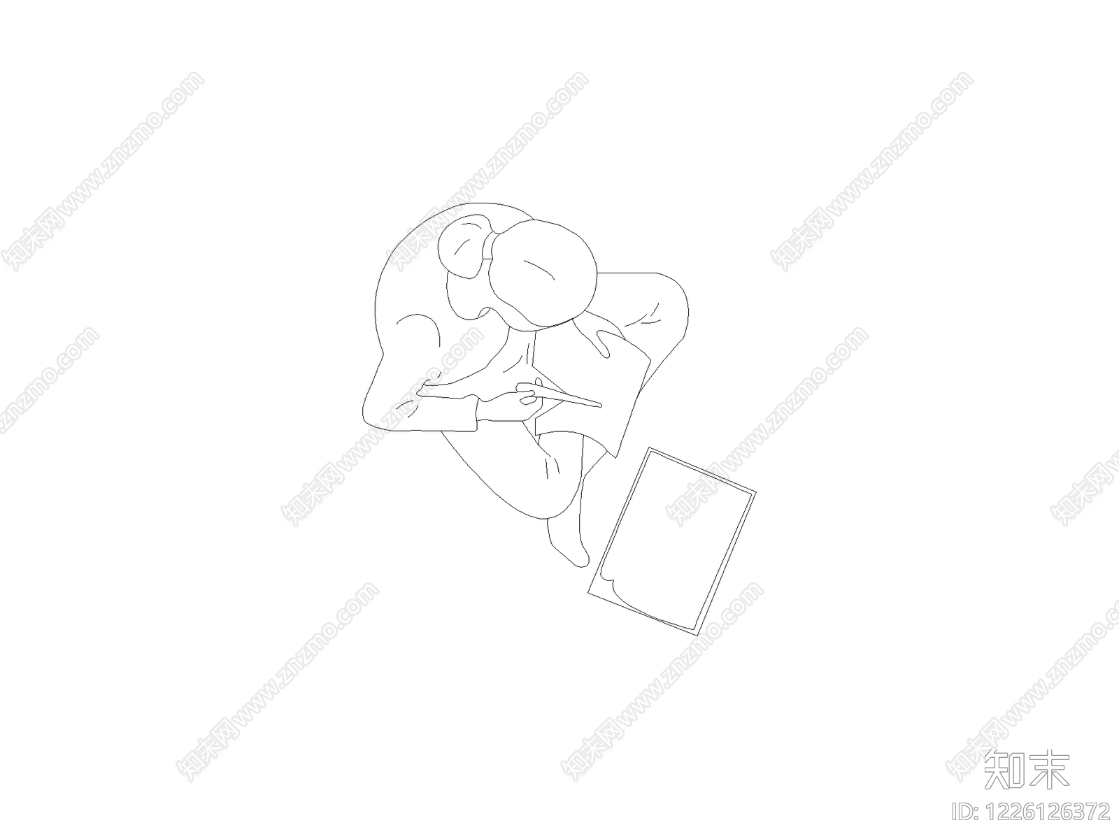 人物cad施工图下载【ID:1226126372】