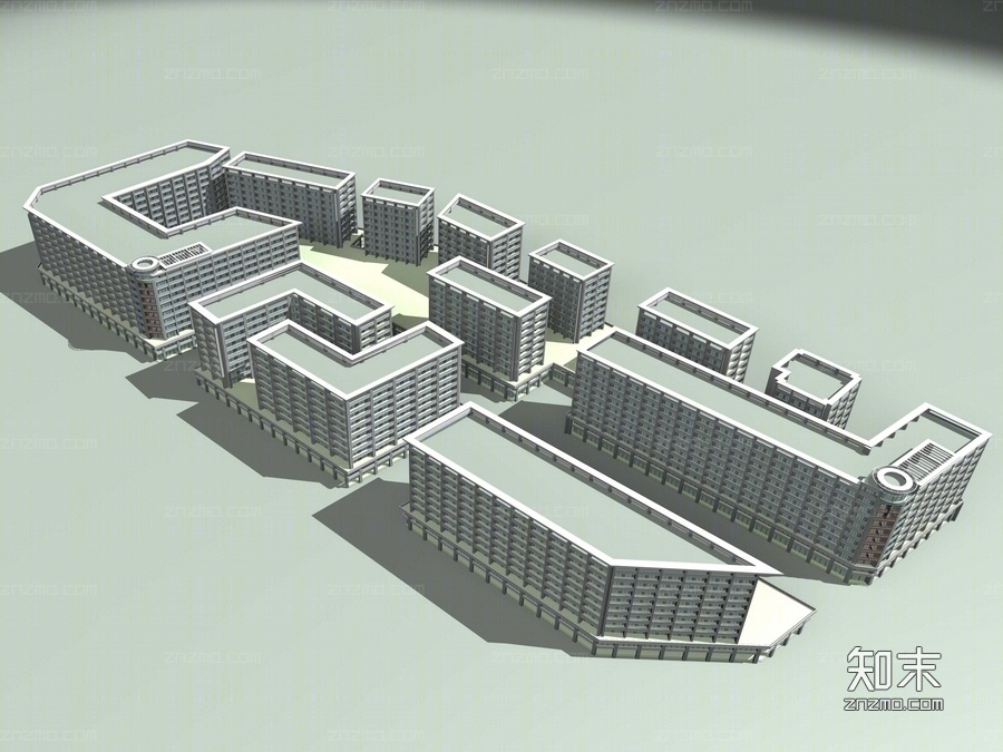 俯瞰图规划3D模型下载【ID:42871530】