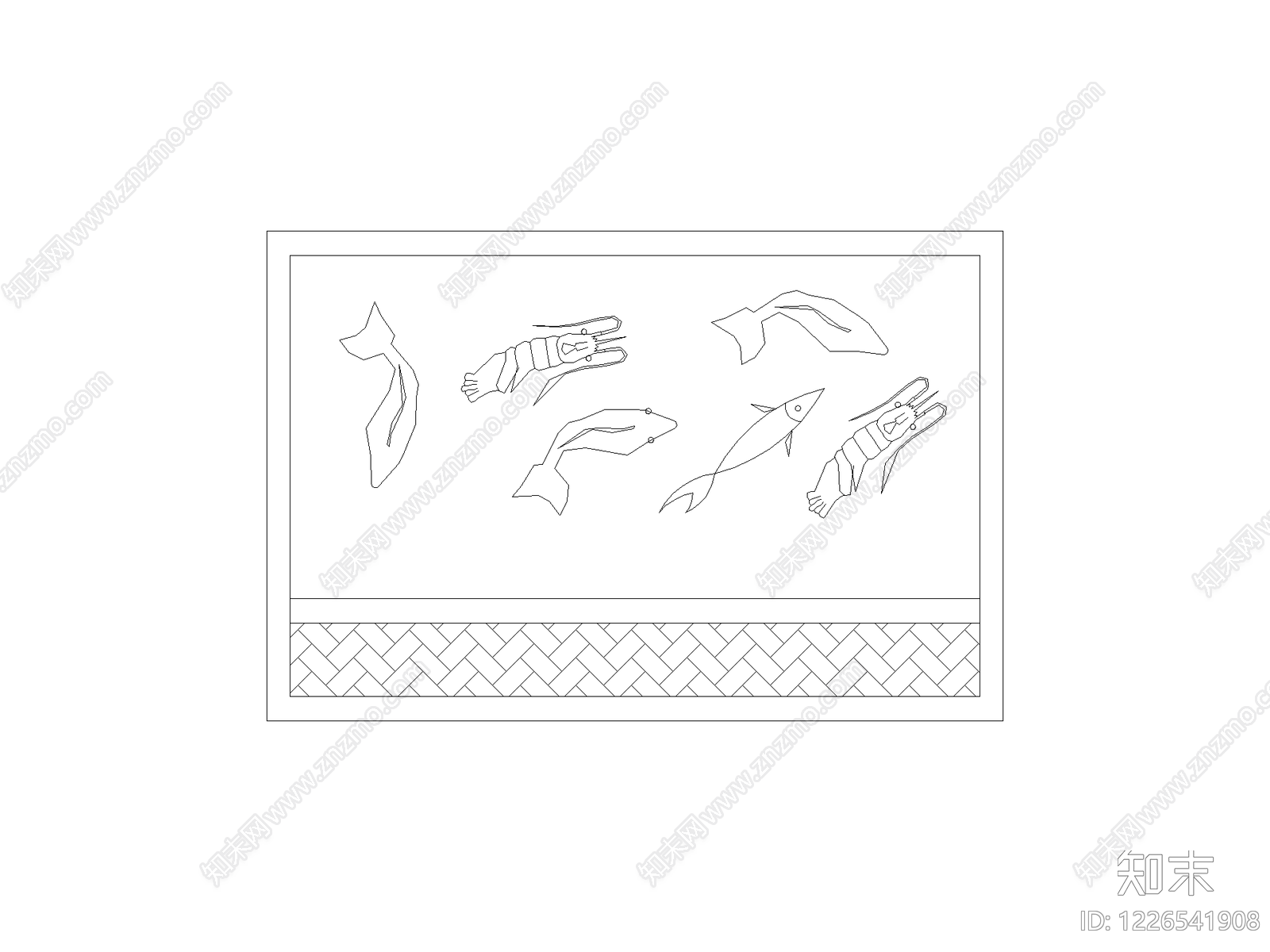 地面拼花CAD图纸
