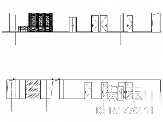 [北京]著名连锁新中式风格火锅店室内装饰施工图cad施工图下载【ID:161770111】