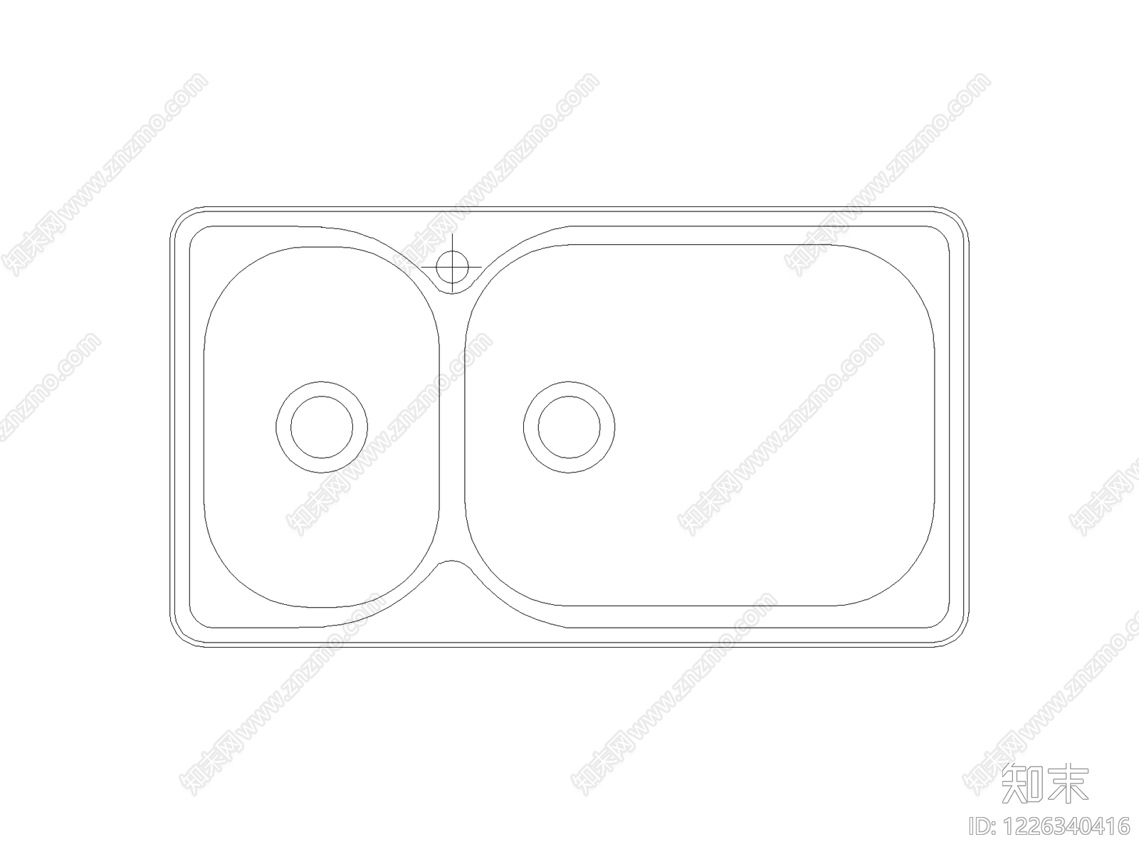 厨房设施cad施工图下载【ID:1226340416】