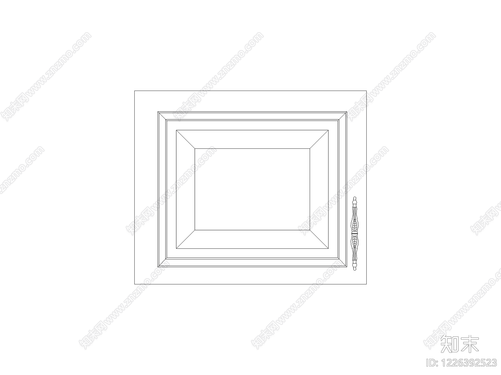 门cad施工图下载【ID:1226392523】