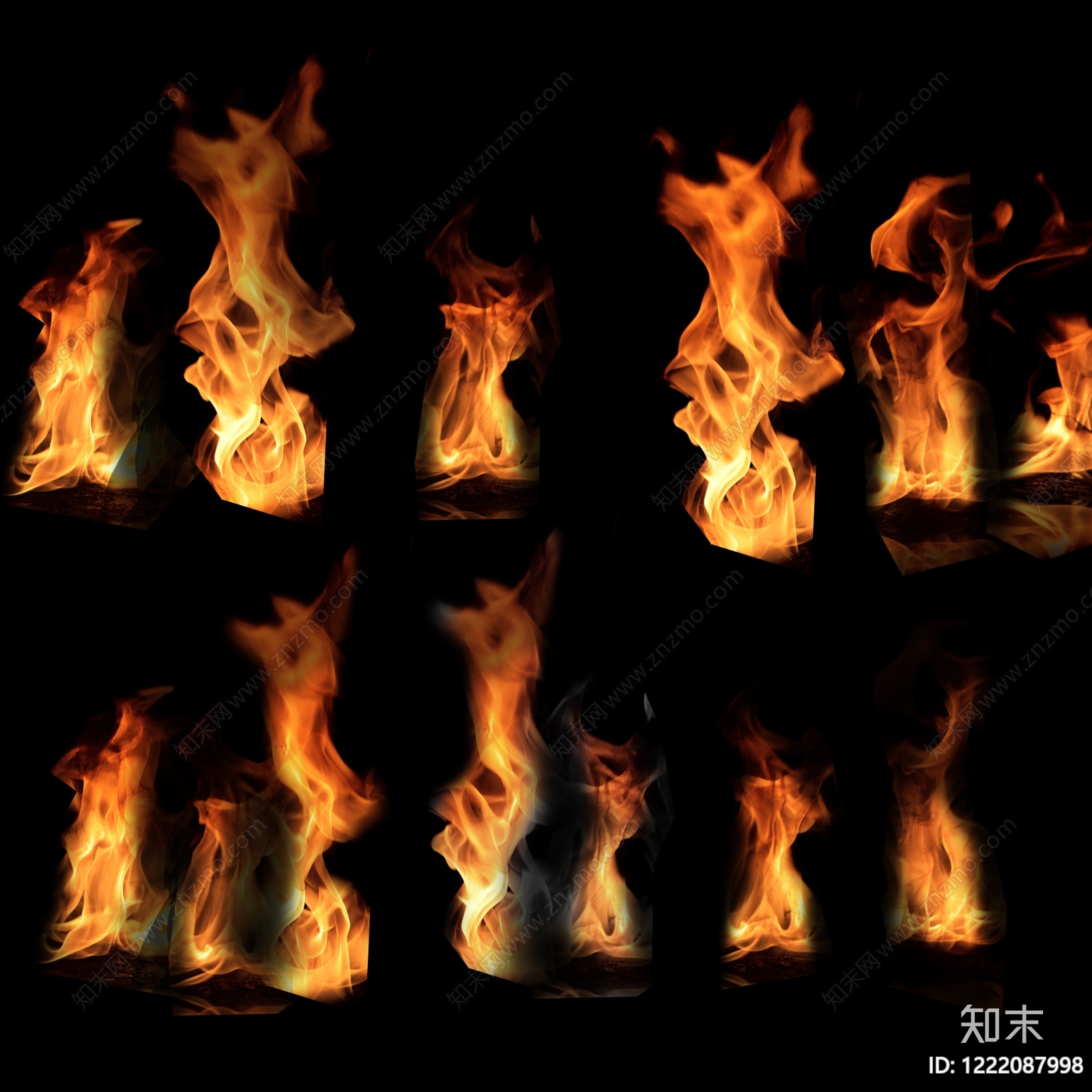 壁炉/火焰贴图下载【ID:1222087998】