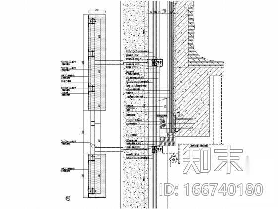 [苏州]15层框架结构金融办公楼幕墙外装竣工图cad施工图下载【ID:166740180】