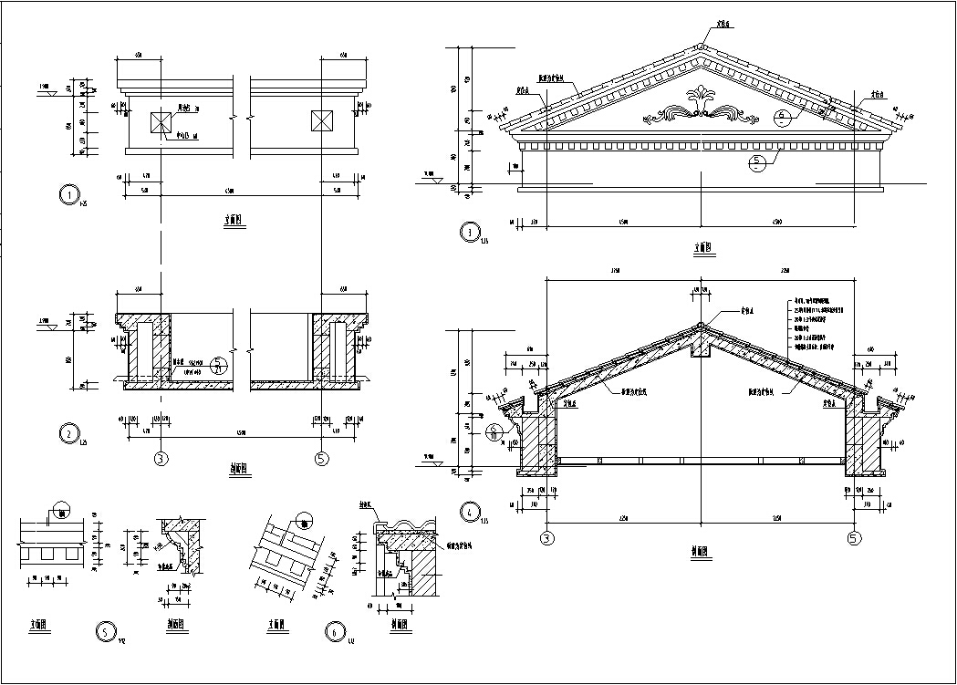 欧式独栋三层餐饮建筑设计方案施工图CADcad施工图下载【ID:165148119】