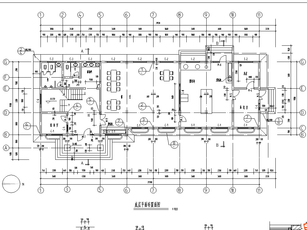 欧式独栋三层餐饮建筑设计方案施工图CADcad施工图下载【ID:165148119】