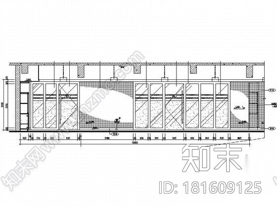 [广东]简约舒适办公区室内设计CAD施工图cad施工图下载【ID:181609125】