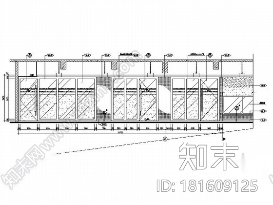 [广东]简约舒适办公区室内设计CAD施工图cad施工图下载【ID:181609125】