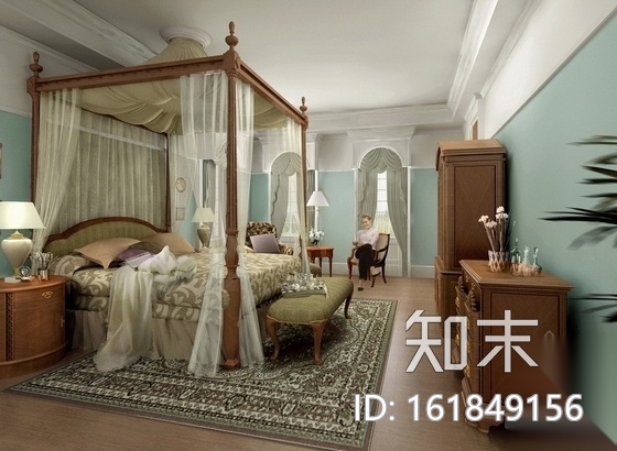 [上海]花园小区双层欧式别墅装修图（含效果）cad施工图下载【ID:161849156】