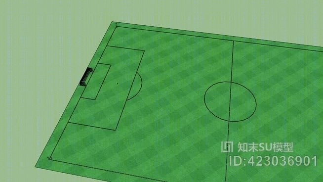 足球/足球场SU模型下载【ID:423036901】