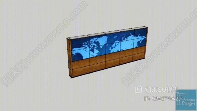 视频墙-7966SU模型下载【ID:930779627】