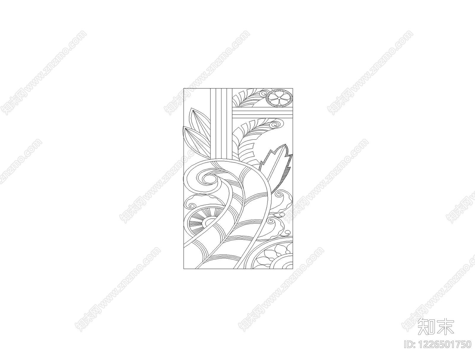 外立面装饰构件CAD图纸