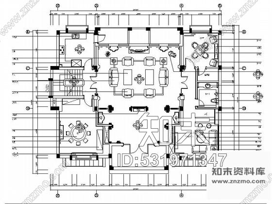 施工图浙江豪华欧式三层别墅全套装修施工图含效果施工图下载【ID:531971347】