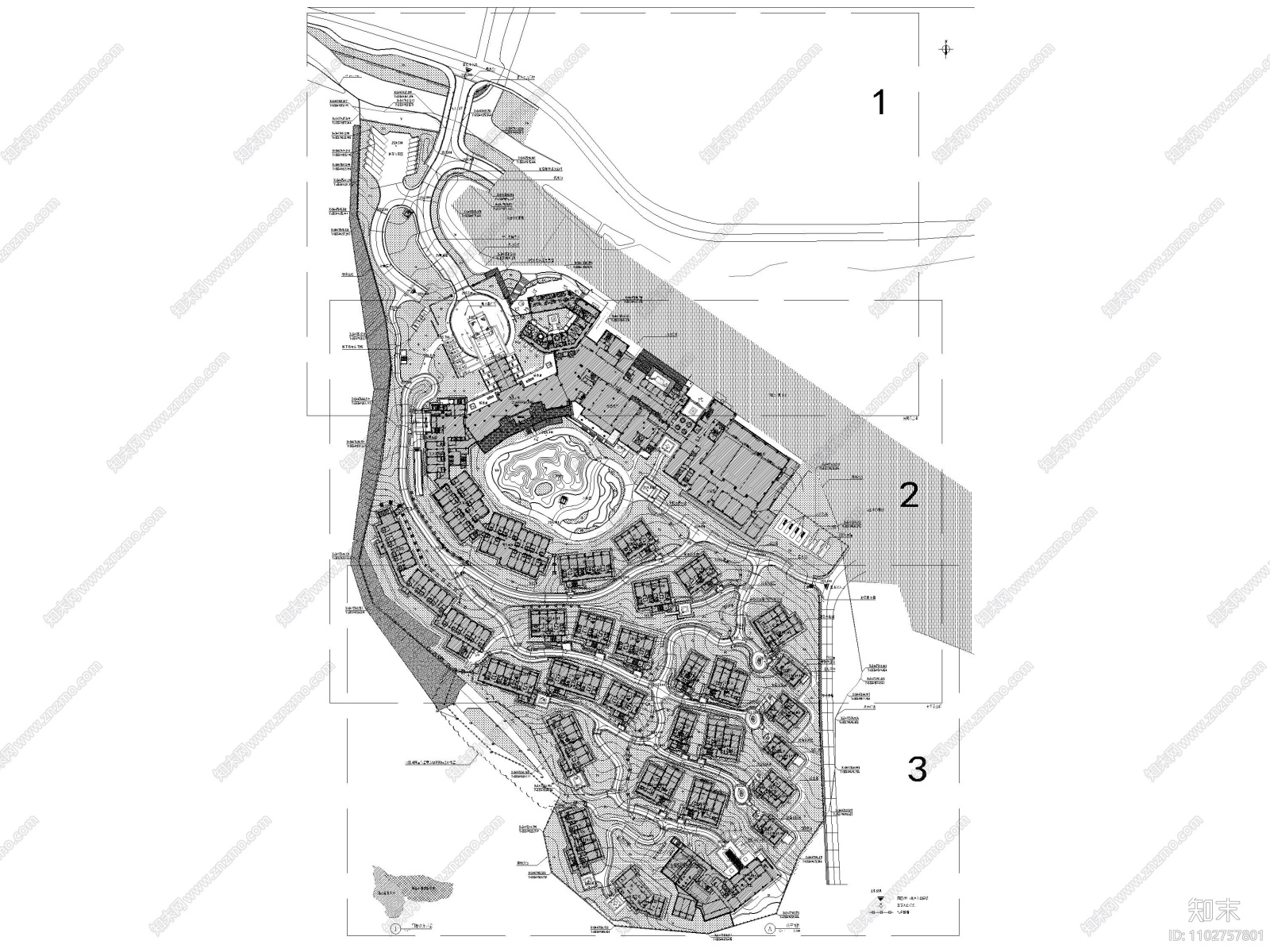 四川知名五星度假酒店景观深化设计施工图施工图下载【ID:1102757801】