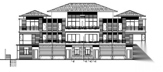 万科丹堤11号楼建筑方案图cad施工图下载【ID:149919196】