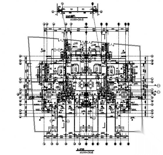 万科丹堤11号楼建筑方案图cad施工图下载【ID:166714173】