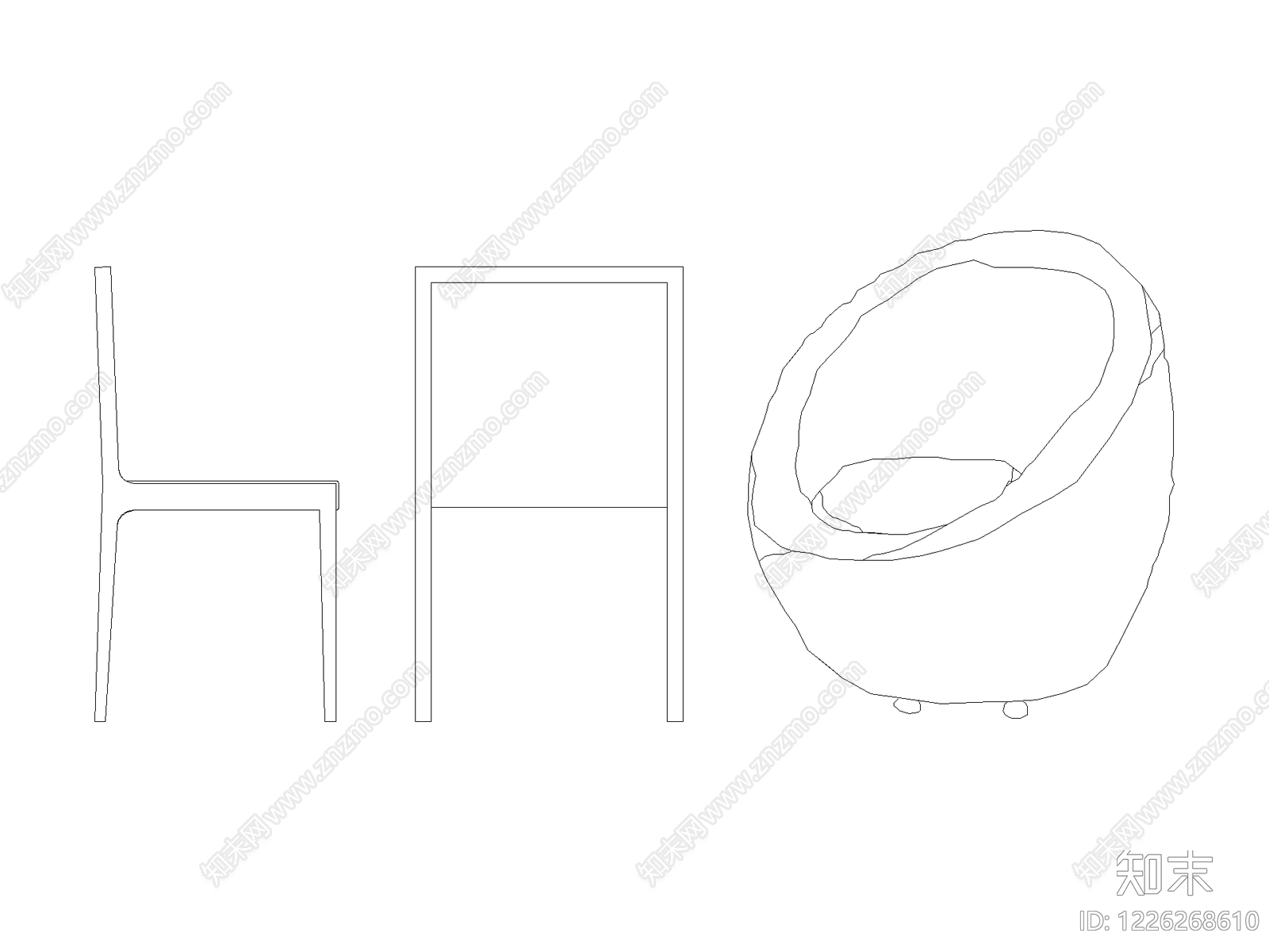 桌子CAD图纸