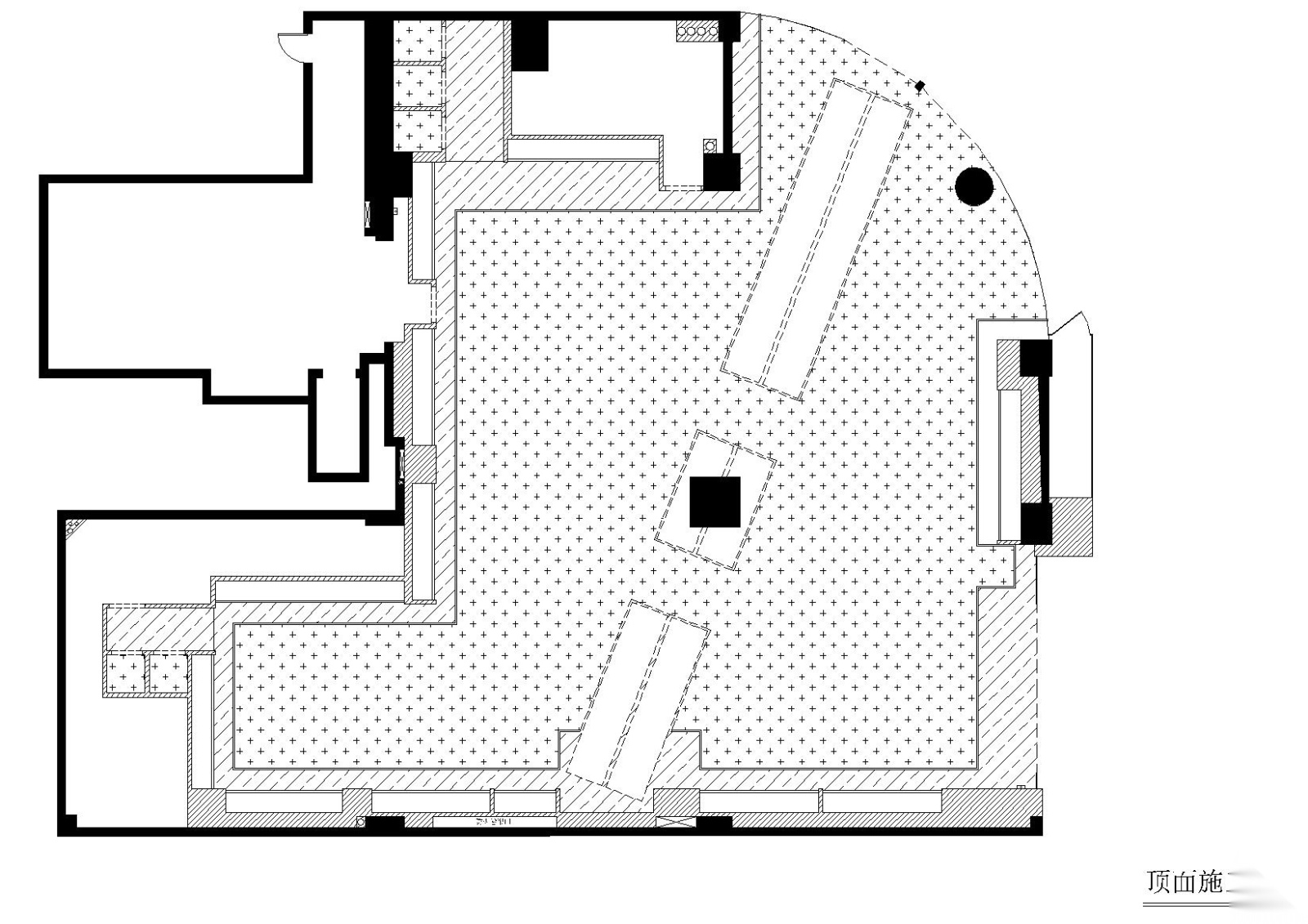 350平方体育品牌专卖店施工图cad施工图下载【ID:160416128】