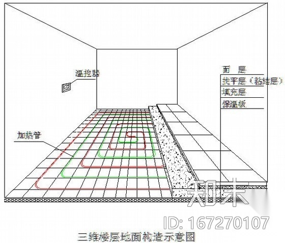 别墅空调及地暖热水系统施工图施工图下载【ID:167270107】