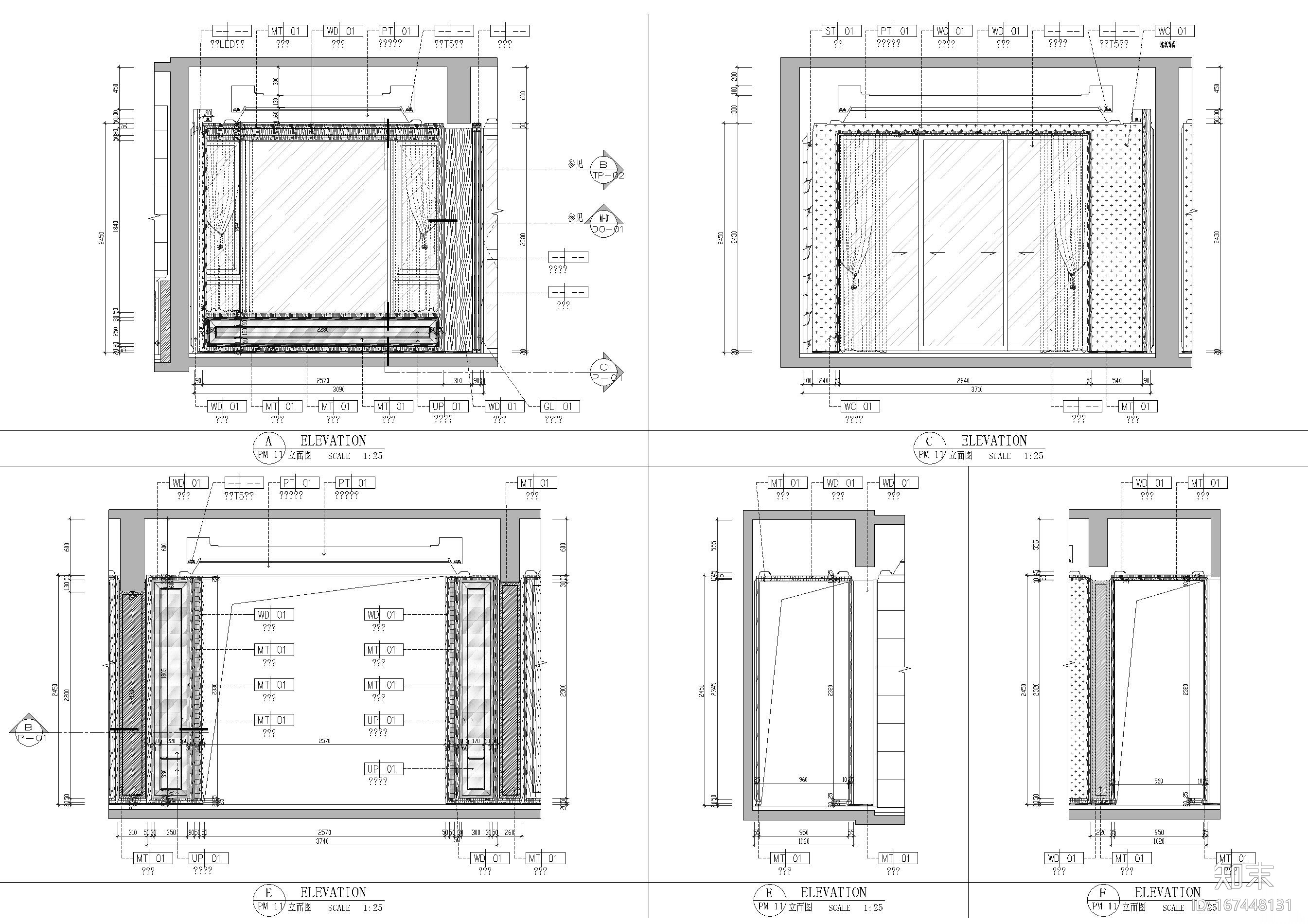 [深圳]东部现代城花园样板房施工图+3D文件施工图下载【ID:167448131】