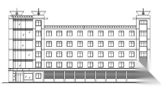 某六层办公楼建筑结构施工图施工图下载【ID:149944114】