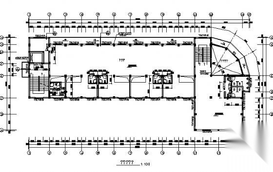 某六层办公楼建筑结构施工图施工图下载【ID:149944114】