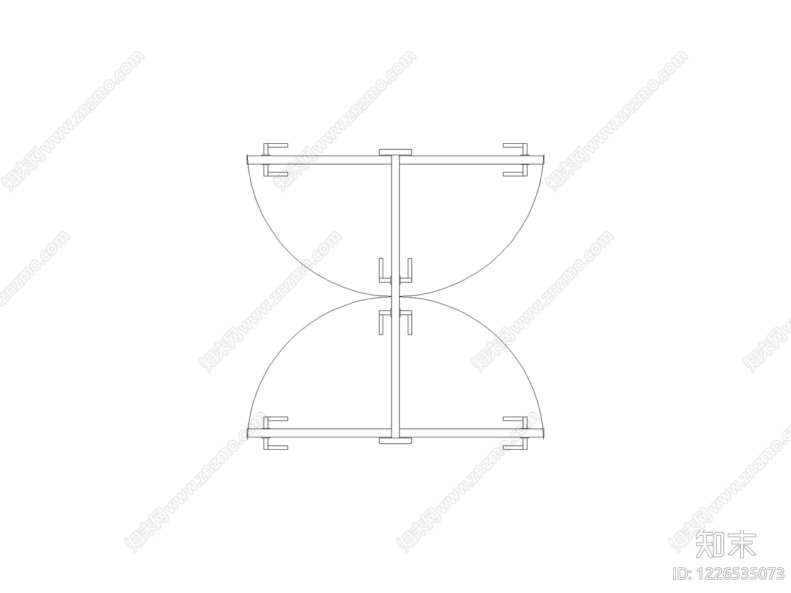 现代五金管件CAD图纸