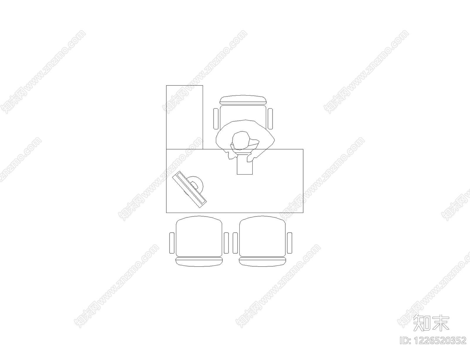 桌椅CAD图纸