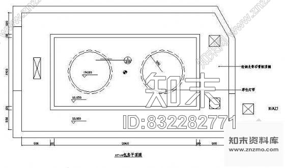 图块/节点KTV包房平顶图cad施工图下载【ID:832282771】