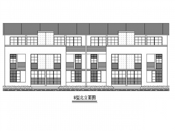 某三层住宅楼设计方案cad施工图下载【ID:165153143】