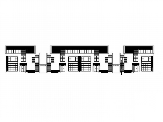 某三层住宅楼设计方案cad施工图下载【ID:165153143】