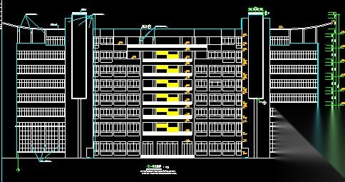 大学综合楼全套完整施工图cad施工图下载【ID:167361172】