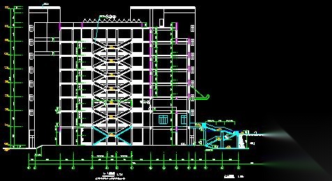 大学综合楼全套完整施工图cad施工图下载【ID:167361172】