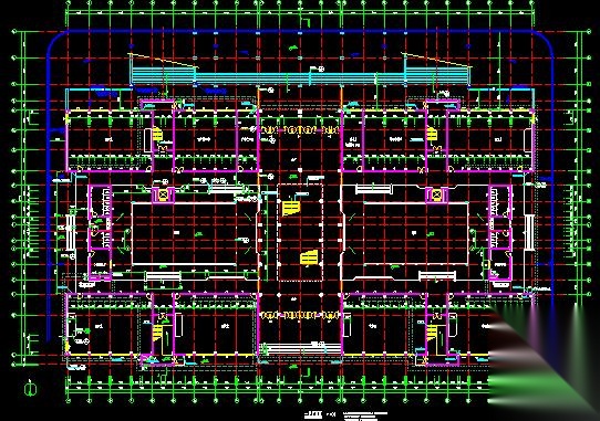 大学综合楼全套完整施工图cad施工图下载【ID:167361172】