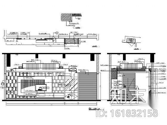 某大型奢华高档会所室内装修施工图cad施工图下载【ID:161832158】