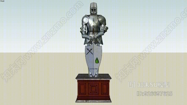 盔甲服SU模型下载【ID:926697625】