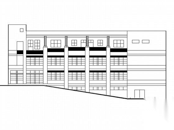 某医院三层综合楼建筑施工图施工图下载【ID:166431149】