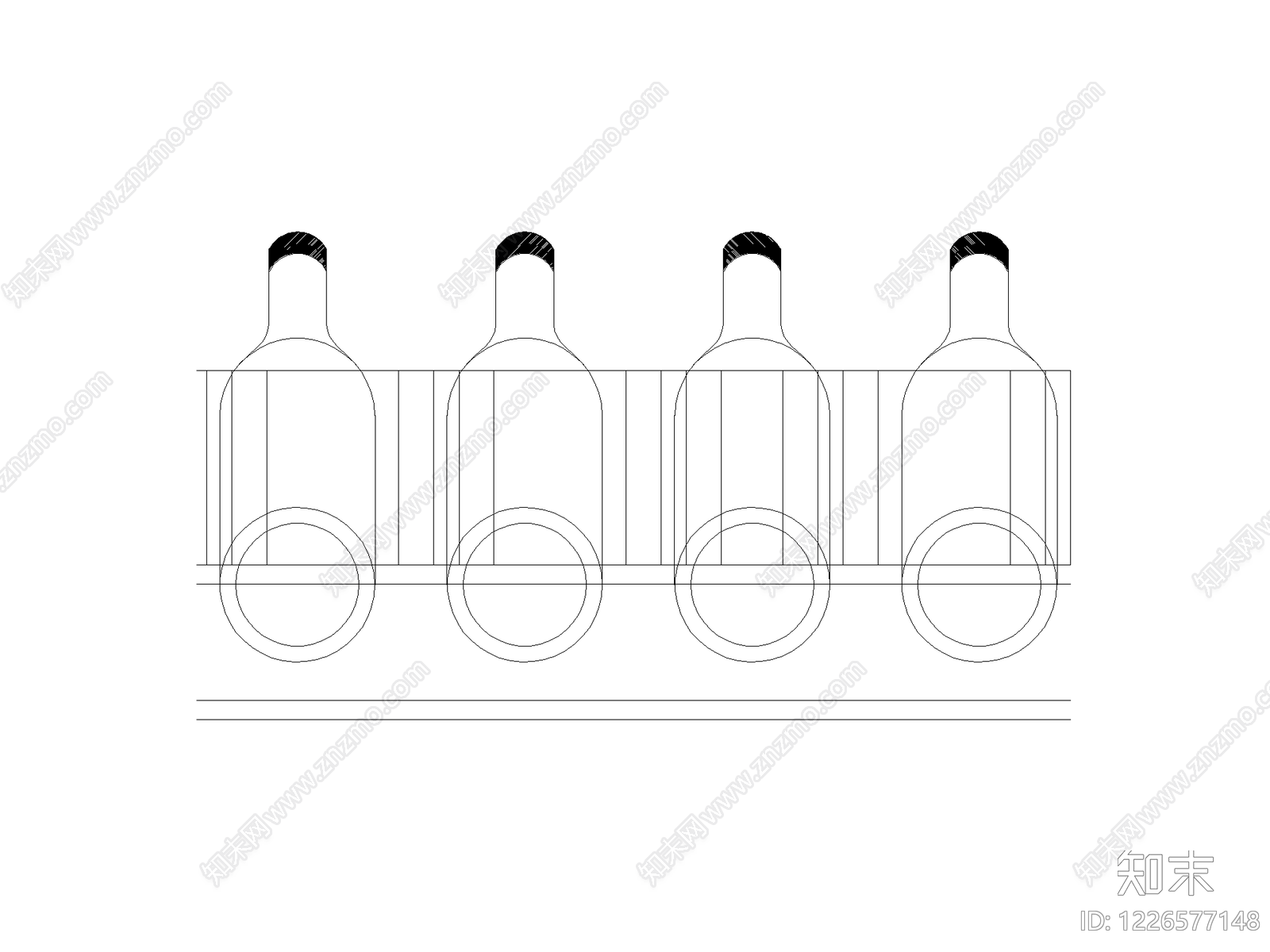 柜子cad施工图下载【ID:1226577148】