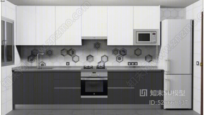 厨房SU模型下载【ID:526660137】