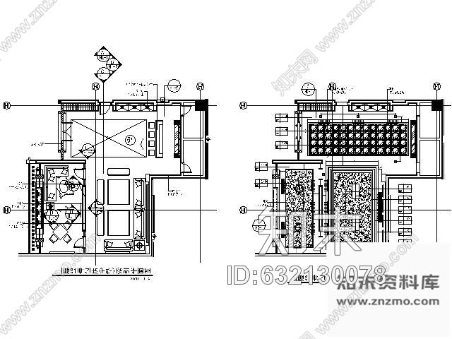 施工图125㎡豪华夜总会包房施工图cad施工图下载【ID:632130078】