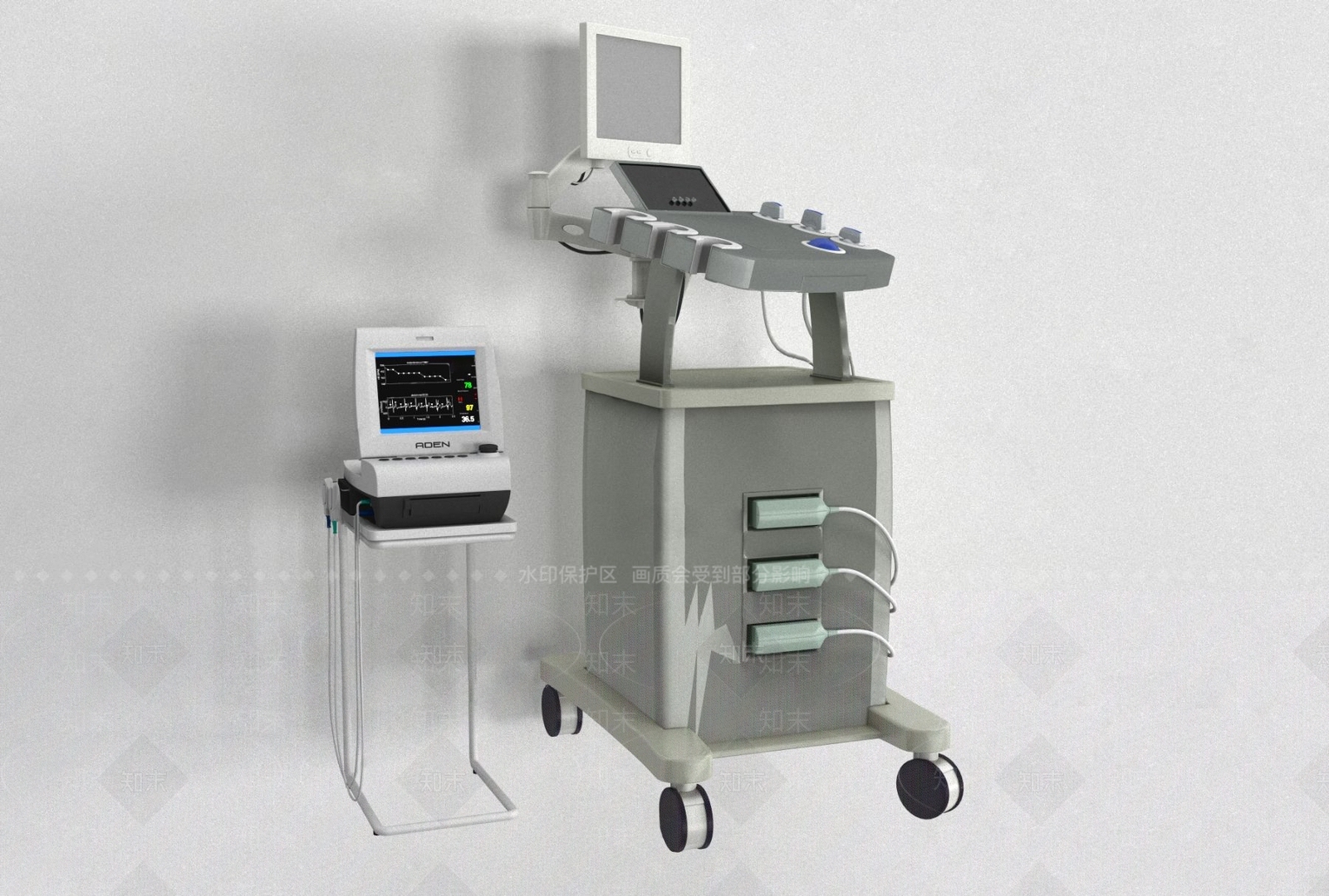 现代医疗器械3D模型下载【ID:1110181620】