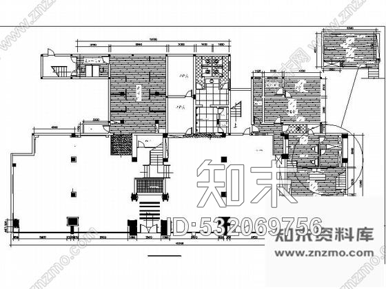 施工图湖北高级现代婚纱摄影店室内装修施工图施工图下载【ID:532069756】