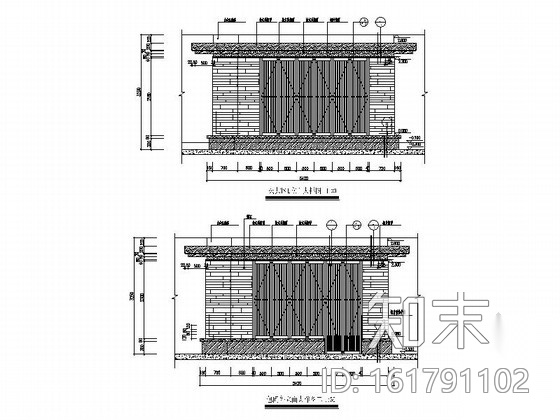 [北京]新中式风格茶艺社室内装修施工图（含实景图）施工图下载【ID:161791102】