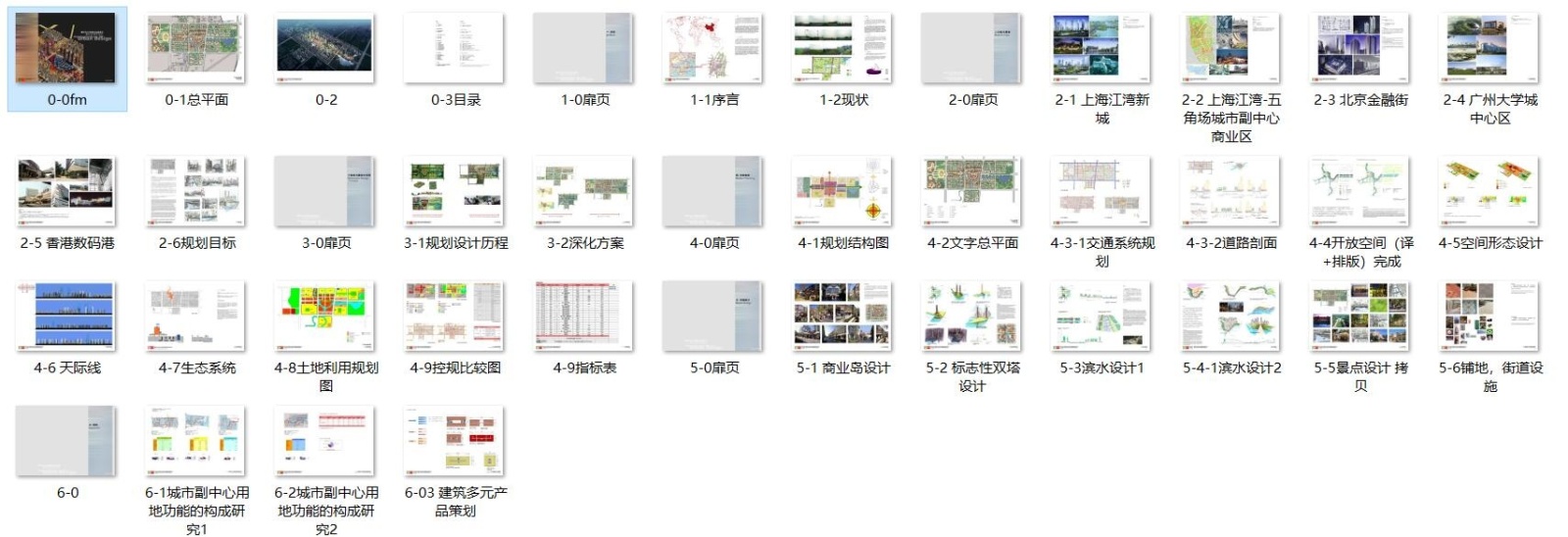 [重庆]重大学城中央商务区策划及城市设计cad施工图下载【ID:161071101】