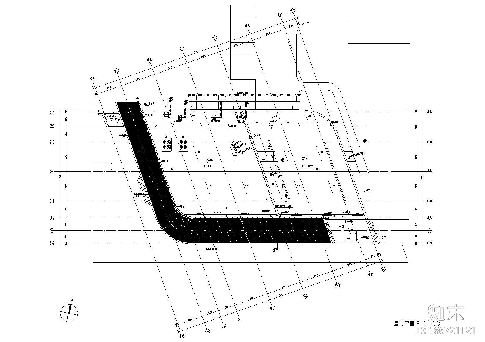 [上海]交通银行数据处理中心建筑工程施工图cad施工图下载【ID:166721121】